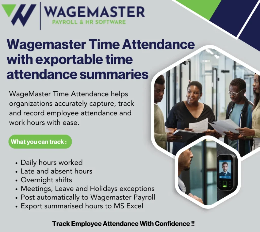 Wagemaster Time attendance with Payroll Integration