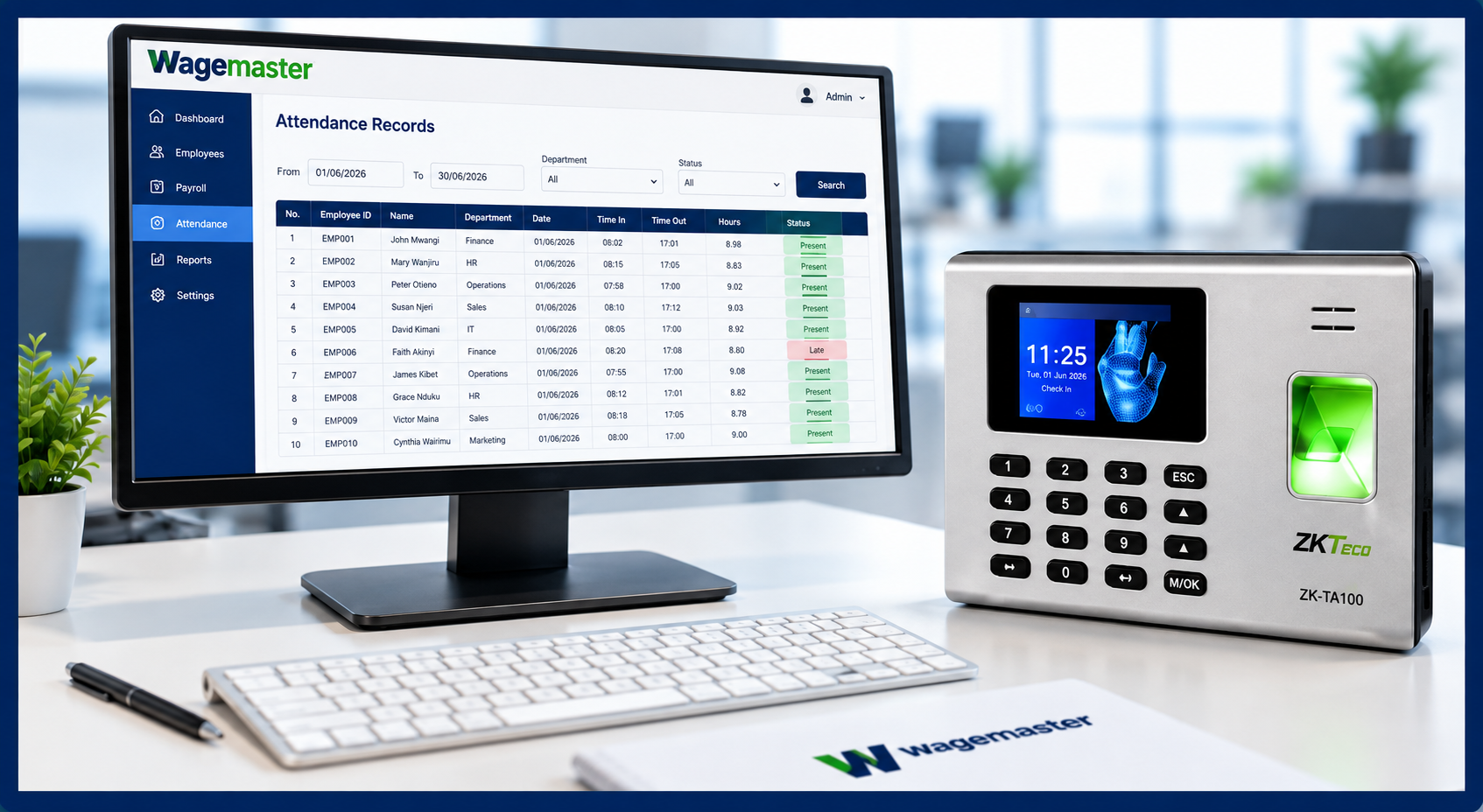 Wagemaster Time and Attendance Software
