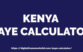 PAYE calculator Kenya